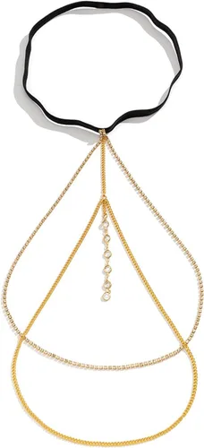 Miniatura 3 de Sexy Beach Multi-layere Leg Chain Crystal Thigh Chain Jewelry Summer Rhinestone Thigh Leg Chain Bikini Body Thigh Chain Jewelry for Women