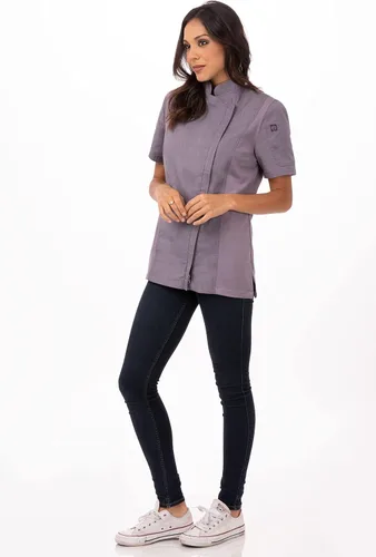 Miniatura 4 de Chef Works Abrigo de chef Springfield para mujer