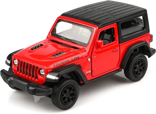 Miniatura 7 de TOKAXI Modelos de autos moldeados a presión para Jeep Wrangler Rubicon a escala 1/36, vehículos de juguete, regalos de autos para niños y niñas