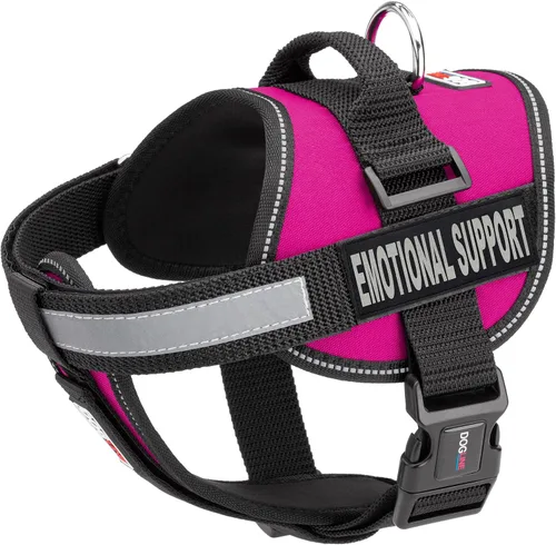 Miniatura 24 de Dogline Unimax - Arnés de chaleco multiusos Unimax para perros y 2 parches de soporte emocional extraíbles con respaldo de velcro