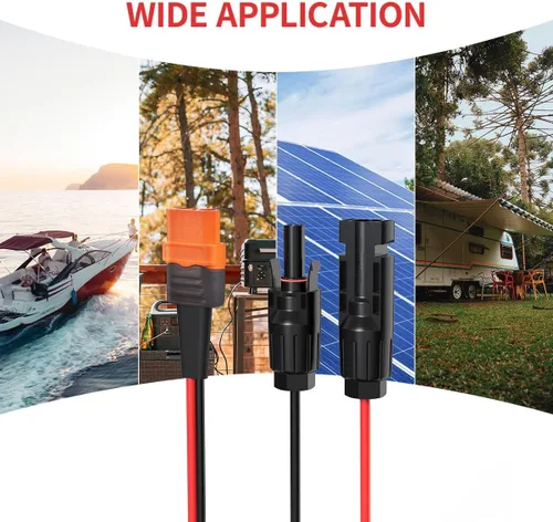Miniatura 7 de ELFCULB Cable solar a XT60i de 12AWG de 50 pies 2 10 25 35 50 75 100 pies de conector solar a XT60i cable adaptador para estación de energía Cable