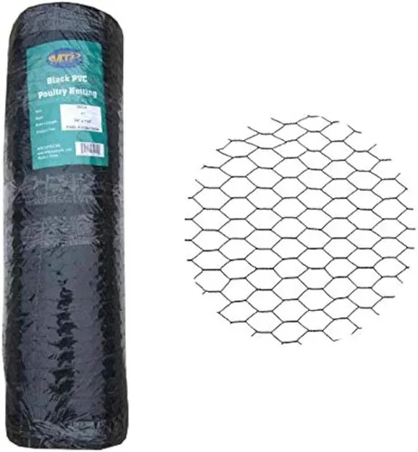 Miniatura 12 de MTB/Malla hexagonal de PVC para aves de corral, malla de 1 pulgada de abertura de calibre 20 - de 12/18/24/36/48 pulgadas de ancho por 25/50/150