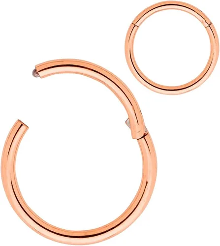 Miniatura 29 de 365 Sleepers - Piercing para el cuerpo de acero quirúrgico 316L, 20G, 18G, 16G, 14G, 12G, 10G, 8G, 6G, con sección abisagrado, se vende por unidad