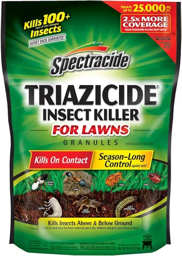 Miniatura 12 de Insecticida en gránulos Spectracide Triazicide; funciona con la primera aplicación, paquete de 4