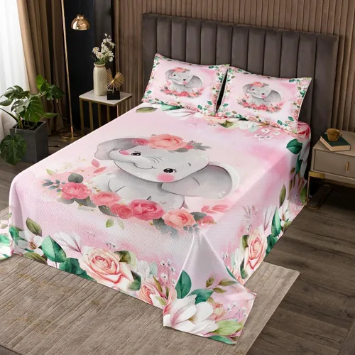 Miniatura 8 de Colcha de vaqueras occidentales para niños, tamaño individual, con estampado de piel de vaca rosa, decoración de habitación de niños y adultos