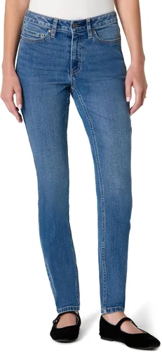 Miniatura 8 de Amazon Essentials - Jeans ajustados de tiro medio para mujer, altamente elásticos y versátiles