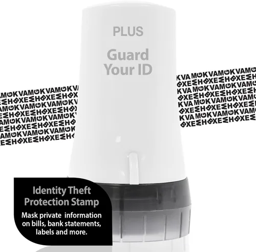 Miniatura 21 de Rodillo avanzado para prevención de robo de identidad y protección de privacidad personal de Guard Your ID, azul, estándar