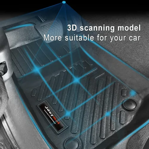 Miniatura 4 de Alfombrilla de carga y respaldo de TPE para todo clima para Jeep Wrangler JK 4 puertas 2007-2018 Accesorios