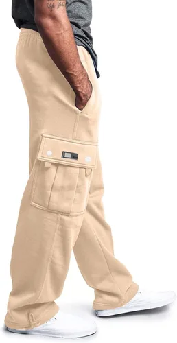 Miniatura 4 de Mens Sweatpants Overalls Casual Pocket Sport Work Casual Trouser Pants Trousers Fleece Active Tech Joggers