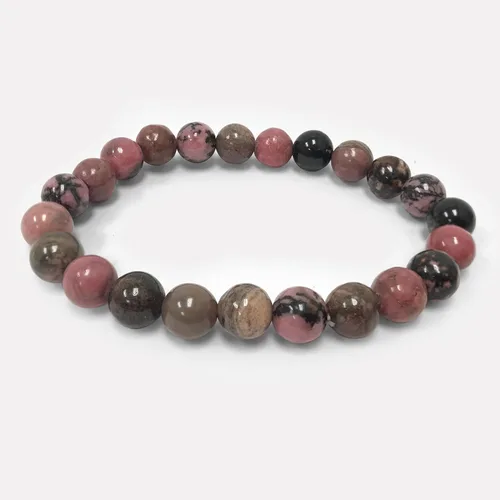 Miniatura 660 de Gem Avenue Handmade Round Bead Stretch Bracelet Unisex Natural Stone Beaded Jewelry for Men & Women, Elastic Wristband for Daily Wear