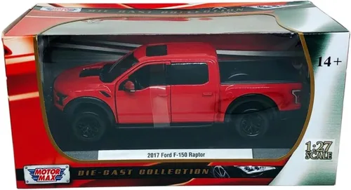 Miniatura 5 de Motormax 79344RD 1: 27 W/B - Ford F-150 Raptor 2017, rojo