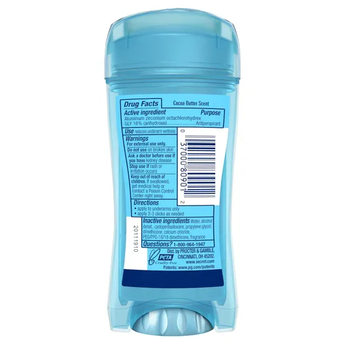 Miniatura 11 de Secret Desodorante antitranspirante fresco para mujer, 72 horas de protección transpirable contra el sudor y el olor, frescura instantánea y suave