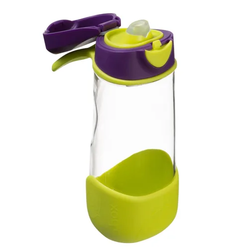 Miniatura 18 de b.box Botella de agua deportiva de 15 onzas para niños, para la escuela, deportes, guardería, diseño sin popote para una fácil limpieza, a prueba