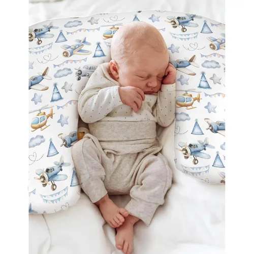 Miniatura 4 de Fundas de almohada de lactancia para niños y niñas, diseño retro, estrellas, nubes, cielo, para lactancia, almohadas suaves y elásticas extraíbles