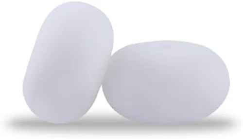 Miniatura 13 de Decoendiy 100 cuentas sueltas de ábaco de silicona de 0.59 pulgadas, cuentas gruesas planas y redondas, cuentas espaciadoras de silicona, cuentas