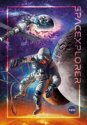 Miniatura 2 de Clementoni - 39717 - Space Collection Space Explorer - Rompecabezas de 1000 piezas, rompecabezas para adultos - Hecho en Italia