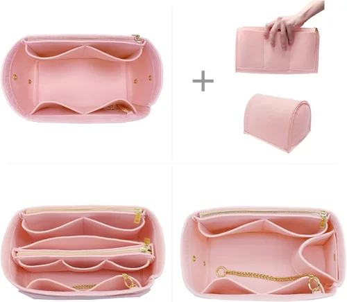 Miniatura 3 de Bolsa organizadora de fieltro 3 en 1 con soporte para botellas
