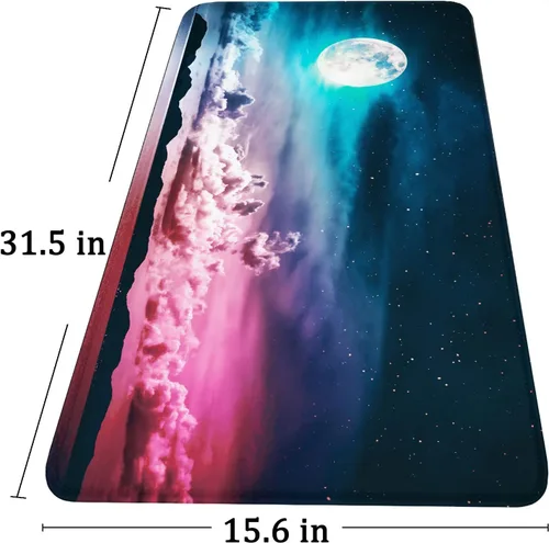 Miniatura 6 de Alfombrilla de mouse grande para juegos, 31.5 x 15.7 x 0.12 pulgadas, alfombrilla de mouse extendida, antideslizante, resistente a derrames