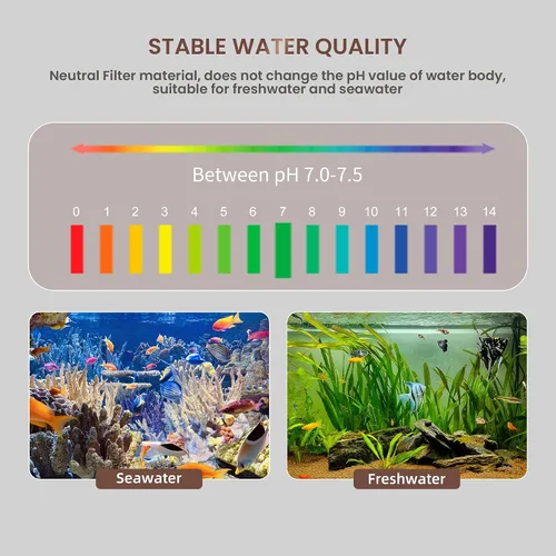 Miniatura 5 de UPETTOOLS Medios de filtro de acuario, bolas de anillo de cerámica biológica 5 en 1 para filtro de acuario, medios de filtro porosos