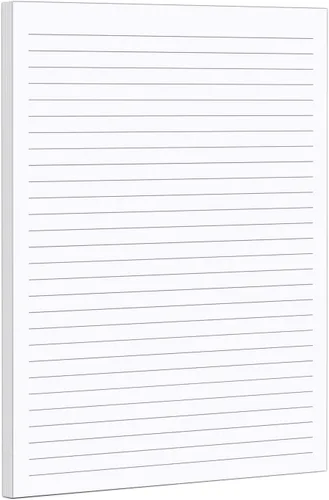 321Done Bloc de notas rayado y bloc de notas, blocs de escritura con rayas universitarias, 50 hojas arrancables, bloc de notas de 5.5 x 8.5, bloc de