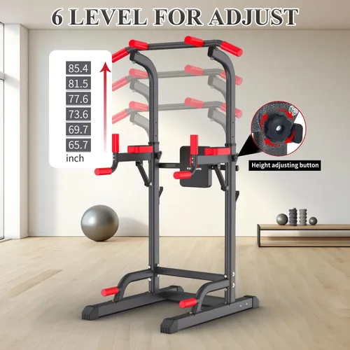 Miniatura 3 de K KiNGKANG Power Tower Dip Station, Multi-Function Assistive Trainer Pull Up for Home Gym Muscle Building and Beginner Exercises,Load 450LBS