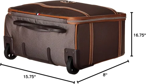 Miniatura 7 de Delsey Equipaje Chatelet Soft Air 2 ruedas Underseater, Chocolate, Equipaje de aire suave de Chatelet debajo del asiento con 2 ruedas