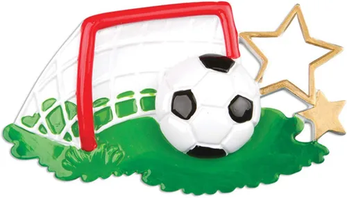 Miniatura 6 de Adornos de fútbol 3D para niño para árbol de Navidad, adorno de fútbol personalizado 2025, adornos de Navidad personalizados para niños, regalos