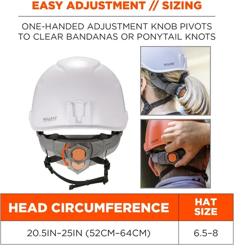 Miniatura 8 de Ergodyne Skullerz 8975 - Casco de seguridad Clase C, color blanco