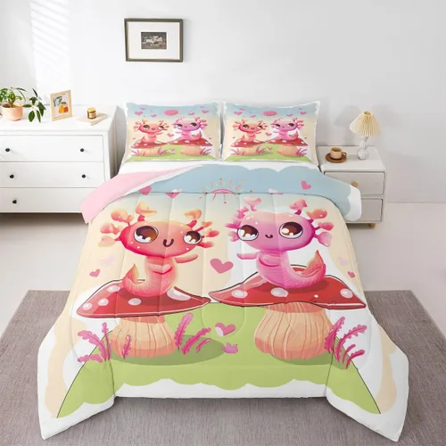 Miniatura 10 de Feelyou Juego de edredón con estampado de elefante étnico para niñas y niños, edredón de elefante, estilo bohemio exótico, juego de ropa de cama