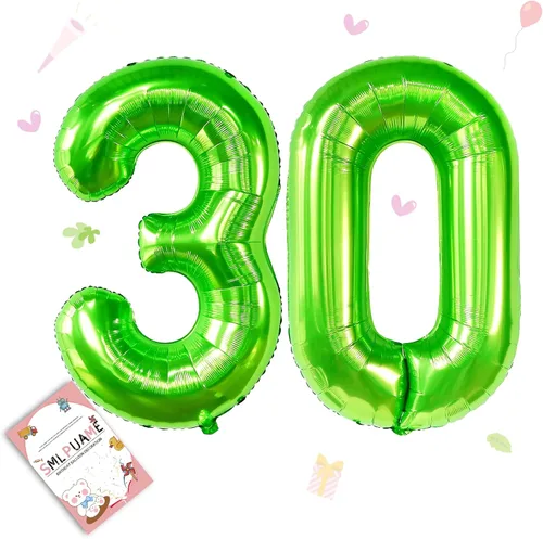 Miniatura 123 de Globos de números de 40 pulgadas del 0 al 9 dorados grandes del número 0, globos digitales para suministros de decoración de celebración de fiesta