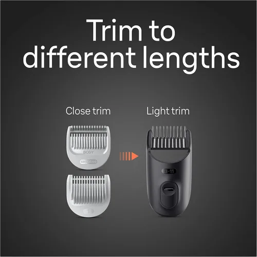 Miniatura 9 de Braun Body Groomer 5 para hombre, BG5340, herramienta de mapeo, tecnología SkinShield, peine sensible, hoja de metal afilada de por vida, peluquería