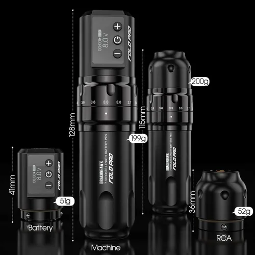 Miniatura 6 de MAST TATTOO Batería inalámbrica para máquina de lápiz de tatuaje Fold Pro