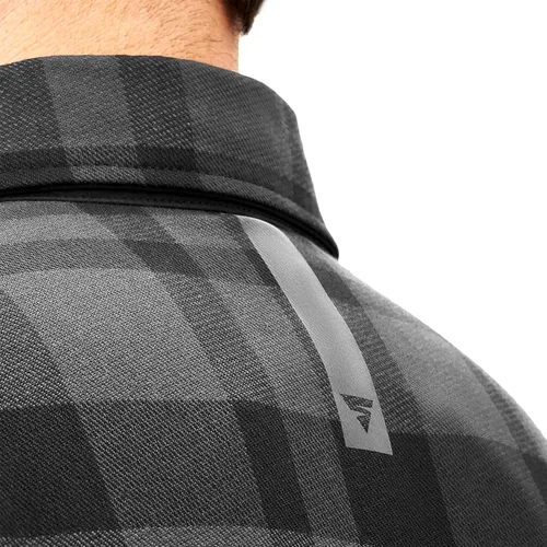 Miniatura 17 de SHIMA RENEGADE MEN 2 Camisa de motocicleta para hombre – Chaqueta de franela de motociclista a cuadros blindados con fibra QL – Aramida y capa