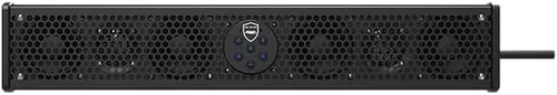 Wet Sounds Barra de sonido negra Stealth-6 Ultra HD | Unidad de 6 altavoces de 200 vatios con un nuevo control remoto inalámbrico RF