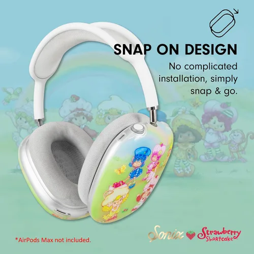 Miniatura 4 de Sonix Funda protectora para auriculares AirPods Max - Elegante cubierta dura de TPU para auriculares Strawberry Shortcake Berry Besties Rainbow
