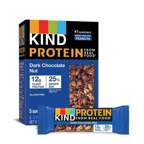 Miniatura 5 de KIND Barras de proteínas, mantequilla de almendra y chocolate oscuro, 5