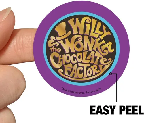Miniatura 4 de Willy Wonka and The Chocolate Factory Logo Planner Calendario Scrapbooking Craft Pegatinas