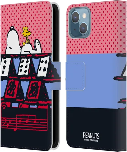 Miniatura 60 de Head Case Designs Funda de piel con licencia oficial de Peanuts Snoopy & Woodstock Balloon Halfs and Laughs para Apple iPhone 7/8/SE 2020 y 2022