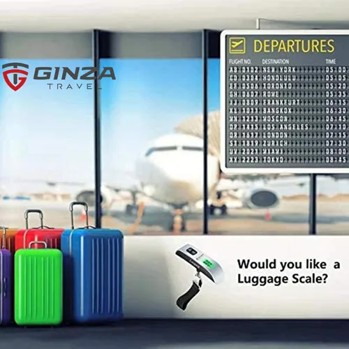 Miniatura 6 de GinzaTravel Báscula electrónica de equipaje de 110 libras de alta precisión para viajes, básculas colgantes digitales de 110.2 lbs