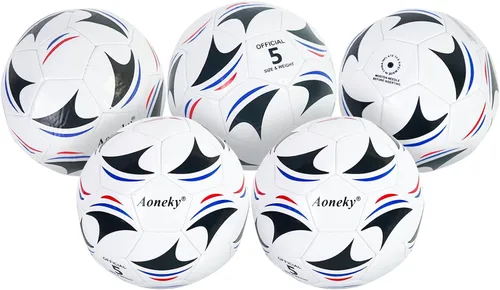 Miniatura 12 de Aoneky Balón de fútbol con bomba 1 paquete con 1 bomba - Blanco/Negro