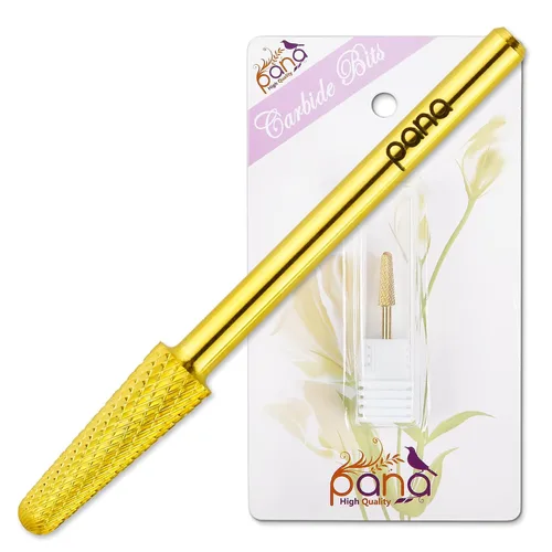 Miniatura 12 de PANA Broca de carburo en forma de cono profesional de 3/32 pulgadas, tamaño de vástago de 3/32 pulgadas, broca de uñas para manicura y pedicura, DLC