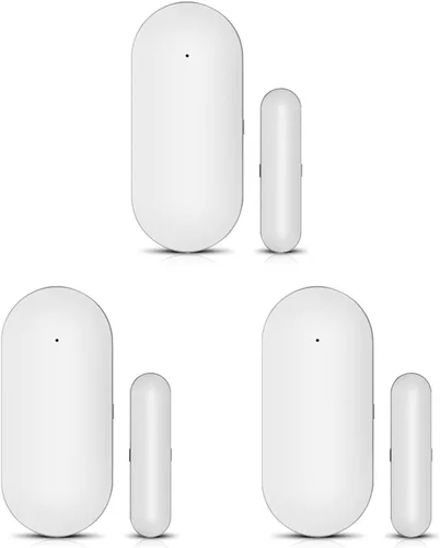 YBJ Detector magnético inalámbrico para puerta y ventana, sistema de alarma de seguridad para el hogar, alarma de entrada, antirrobo, prevención de
