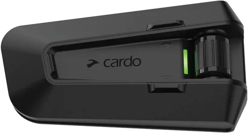 Cardo PACKTALK PRO - Sistema de comunicación para casco de motocicleta con intercomunicación, detección de caídas, encendido/apagado automático,