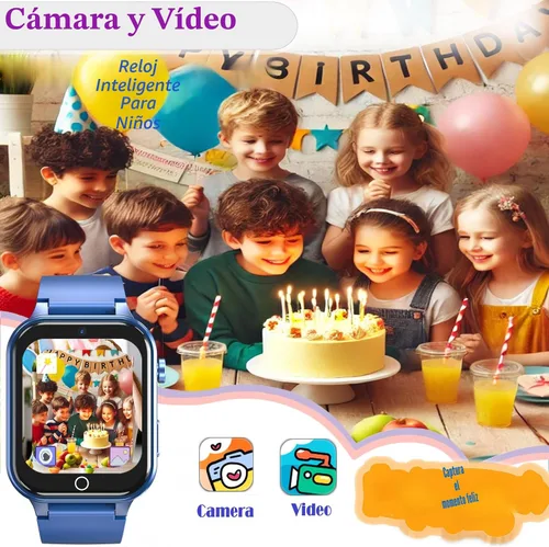 Miniatura 3 de Goodatech Reloj Inteligente para Niños de 4-12 Años Niños Niñas, 26 Juegos de Rompecabezas, Cámara, Reproductor de Video y Música, Podómetro