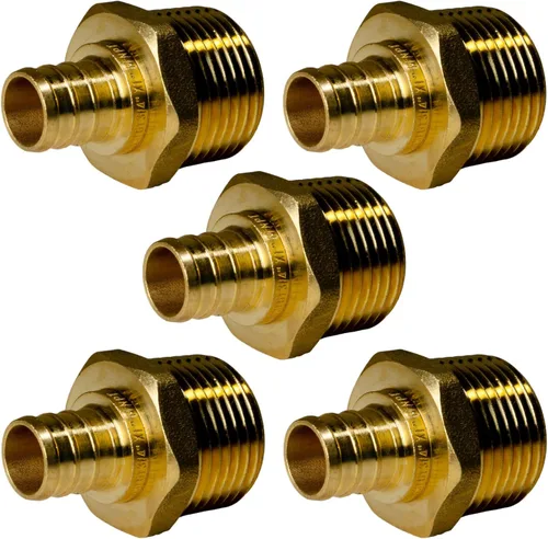 Miniatura 10 de XFITTING 1 pulgada Pex x 1 pulgada Adaptador Femenino NPT, 23-4-3=2X, 2 Piezas