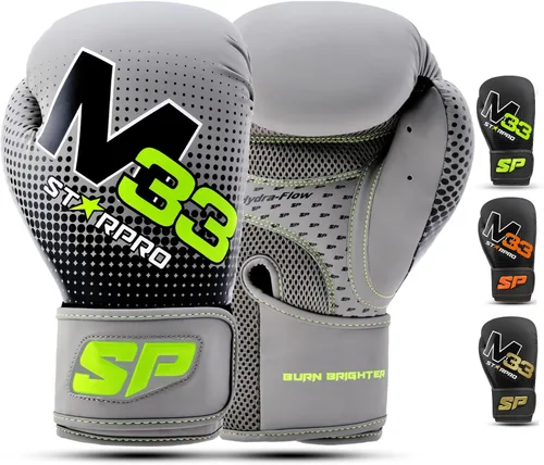 Miniatura 10 de Starpro Boxing Gloves with Secure Hook & Loop Closure for Men & Women - Muay Thai Training Sparring 8oz 10oz 12oz 14oz 16oz