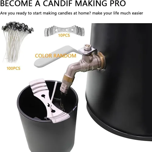 Miniatura 4 de Wax Melter for Candle Making Candle, Wax Melting Pot, Large Commercial Candle Maker Machine with Pour Spout and Temperature Control Home (6L)