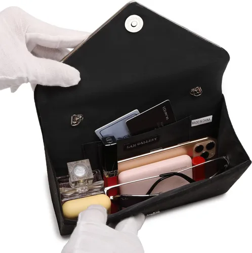 Miniatura 5 de LAM GALLERY Bolso cruzado pequeño de noche para mujer, bolso cruzado para baile de graduación, bolsas de hombro clásicas para bodas, fiestas