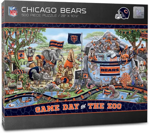 Miniatura 30 de YouTheFan - Rompecabezas NFL Game Day at The Zoo, 500 piezas