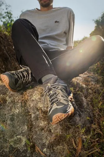 Miniatura 5 de Merrell Unisex Adult Men's and Women's Heavyweight Merino Wool Hiking Crew Socks - Reinforced Cushion